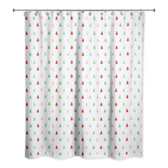 Colorful Trees Shower Curtain